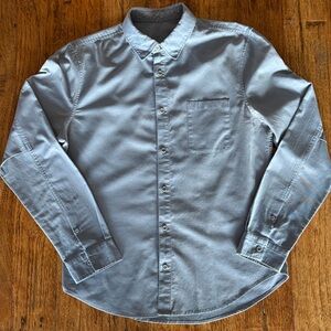 lululemon athletica Light Gray Casual Button-Down Shirt